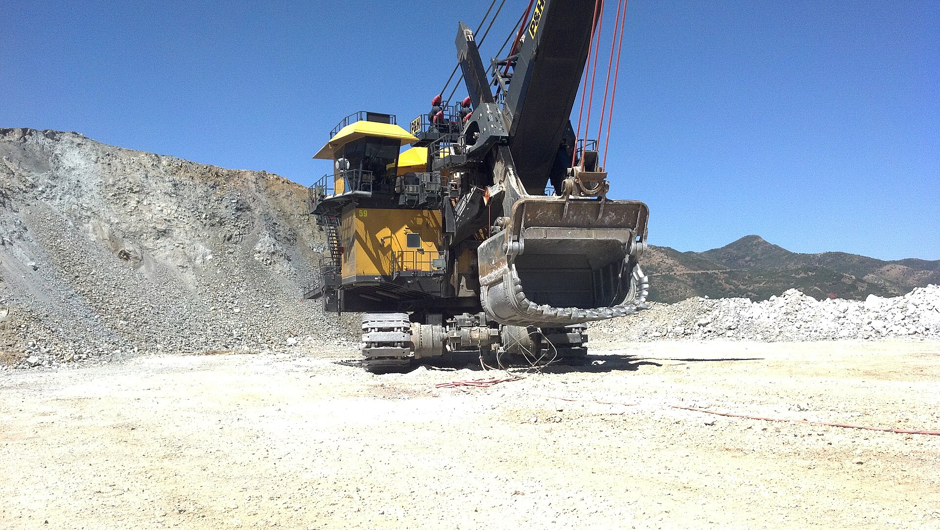Karaganda Open Pit Mineral Mining Operation